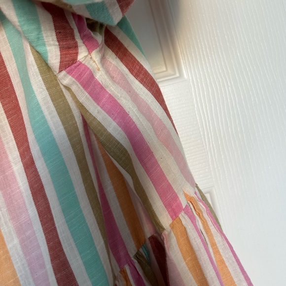 Colorful Striped juniors Dress - Picture 5 of 6